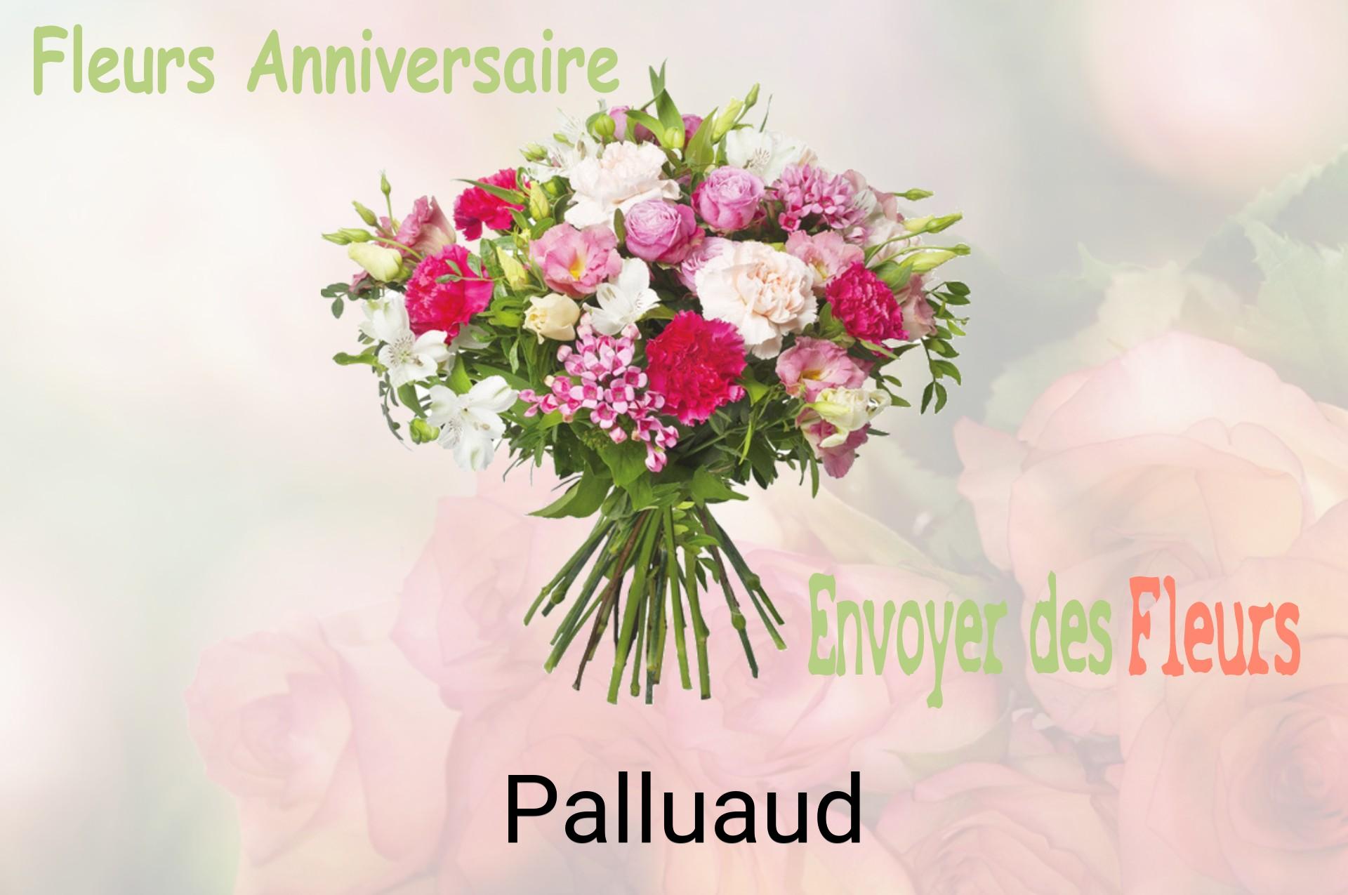 Bouquet de fleurs d’anniversaire livré à Palluaud